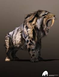 Felidae By Am Smilodon Populator 3d Animal For Daz Studio 3dmodel Dazstudio Smilodon Prehistoric Animals Extinct Animals