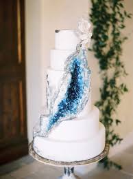 Wedding Cake Trends Destination Wedding Blog Honeymoon Travel Trendy Bride Geode Cake Wedding Silver Wedding Cake Geode Cake