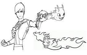 A cotton gin is a machine that separates the seeds from raw cotton fibers. Coloring Page Slugterra Eli Shane 4