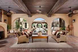 This Outdoor Entertainment Area In This Beautiful Hacienda Style Home Hacienda Home Interiors Com Hacienda Style Homes Hacienda Style Spanish Style Interiors