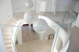 Average labor costs to install tile flooring in los angeles, california. Acrylic Railing Polimer Tecnic With Panels Indoor For Stairs