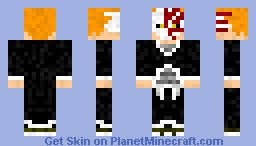 Hollow Ichigo Minecraft Skin La skin minecraft ichigo a été publié dans la catégorie bd/comics. hollow ichigo minecraft skin