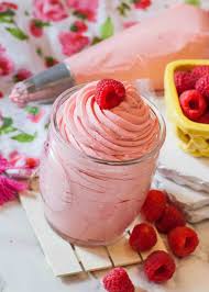 Berry Whipped Cream Frosting Video Tatyanas Everyday Food Recipe Whipped Cream Frosting Cream Frosting Raspberry Whipped Cream
