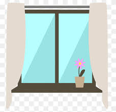 Cartoon hand drawn curtains for free yellow floating curtain cartoon curtain window decoration. Windows Vector Png Images Pngwing