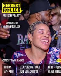 APR 4!!! Herbert Holler's Freedom™️ Party NYC, history's longest running  hip-hop dance party, is back!!! 6-10p, @lprnyc, 158 Bleecker! Co-presented  by @the90sblock! FREE PASSES for April babies when you email full name,
