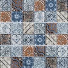 Msi Pasadena Encaustic 12 In X 12 In X 6 Mm Glass Mesh Mounted Mosaic Tile 1 Sq Ft Gls Pasa6mm Mosaic Tiles Tiles Mosaic