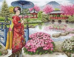Lanterns On The Lake The Places We Call Home перевод Design Works Flute Player Cross Stitch Kit 123stitch Com Cross Stitch Cross Stitch Kits Japanese Embroidery