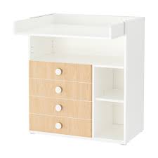 Stuva Folja Wickeltisch Mit 4 Schubladen Weiss Birke Wickeltisch Wickeltisch Ikea Schubladen