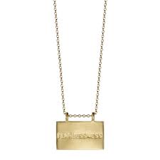 Today, their mission is to transform society's response to sexual assault, domestic violence, and child abuse, support survivors' healing, and end this violence forever. 10k Gold Joyful Heart Foundation Fearlessness Pendant Me Ro