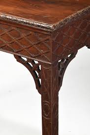 Antique chinese dining coffee walnut tables pair english burr circa tilt side chairs mahogany rare stunning style wine claw regency chippendale table console victorian desk furniture century lamp ball french carved vintage solid polished leather Brunk Auctions