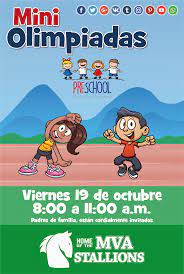 Mini Olimpiadas Pre Escolar Viernes 19 De Octubre De 8 00 11 00 Pm Padres De Familia Estan Cordialmente In Comic Book Cover Book Cover Comic Books