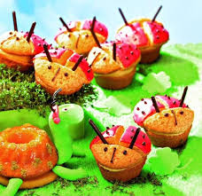 Lustige Kafer Rezept Backfeste Puddingcreme Kindergeburtstag Kinder Muffins
