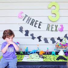 Baby Boy 3rd Birthday Decoration Ideas For Boy Three Rex Birthday Party 3rd Birthday Party Ideas Threenager Dinosaur Party Third Birthday Party 3rd Birthday Parties Boy Birthday Parties