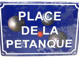 Plaque De Porte Metal Place De La Petanque Petanque Jeux De Petanque Jeu De Boules