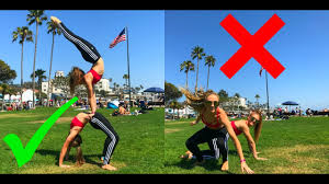 New youtube vid up today!! Extreme Yoga Challenge At Laguna Beach The Rybka Twins Youtube