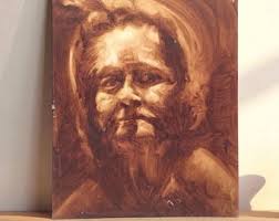 Vintage Black Velvet Oil Painting Boy Pulling Donkey Set of 2 1960s 1970s  Large Framed Art