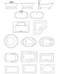 Bathroom Symbols Interior Design Drawings Interior Design Sketches Autocad