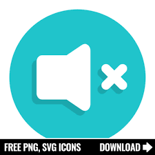 Free mute icon vector download in ai, svg, eps and cdr. Free Mute Icon Symbol Download In Png Svg Format