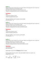 A jika dari kotak diambil satu bola secara acak, peluang terambil bola kuning atau biru adalah. Soal No