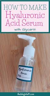 You will need a few ingredients including hyaluronic acid powder, glycerin, xanthan gum, hydrosols and a preservative. Diy Hyaluronic Acid Serum Recipe Super Easy To Make