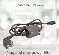 EMI Power Filter Purifier 220V AC Single-phase Line Anti-interference Plug  HIFI