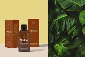 Ad Cosmetic Brand Mockup For Figma By Mockup Zone On Creativemarket First Time In The World We Ha Graphic Design Goodies Creative Branding Branding Mockups