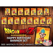Maybe you would like to learn more about one of these? Best Dragonball Happy Birthday Banner Set Dragonball Personalized Banner Dragonball Birthday Banner Lazada Ph