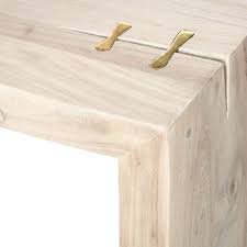 Blanche Bleached Acacia Coffee Table In 2020 Coffee Table Wood Whitewash Coffee Table Coffee Table