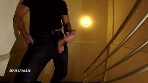 Sean Lawless Cumming on Stairwell watch online