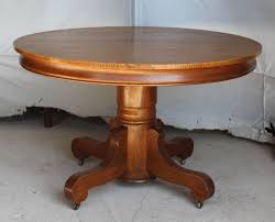 Knocbel round glass coffee table for living room, sofa side table with tempered glass tabletop & sturdy wood base, 66 lbs capacity, 35.43 l x 35.43 w x 17.72 h (oak) 4.8 out of 5 stars. Bargain John S Antiques Antique Round Oak Table 4 Leaves 48 Inch Diameter Pat Oct 1 1912 Bargain John S Antiques