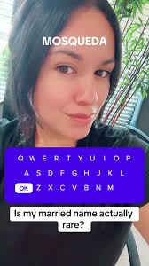 It’s actually very rare tehehhe #surname #married #lastname #mosqueda