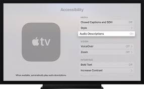 Voice search on streaming media may not be common to all viewers, but it's hardly new. Turn On Audio Descriptions On Your Apple Tv Or Smart Tv Apple Support