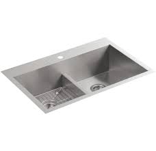 Ruvati rvh8005 topmount kitchen sink. Kohler K 3838 1 Na Vault 33 Double Equal Basin Build Com