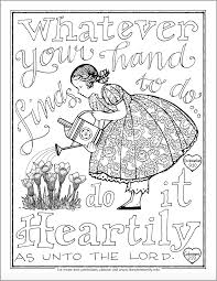 Paragraph divisions of modern translations. Do Your Work Heartily Coloring Page Flanders Family Homelife
