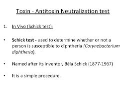 Der test ist ein einfaches verfahren. Neutralization Test Aso Test Toxin Antitoxin Neutralization Test