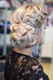 Braided Side Bun Hair Styles Dance Hairstyles Wedding Hairstyles