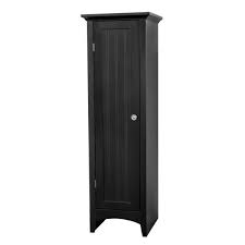 Or you can use this free standing organizer unit as an ordinary storage cabinet or bookcase in living room. Os Home And Office Furniture Casual Basics Black 1 Door Kitchen Storage Pantry 25601 The Home Depot