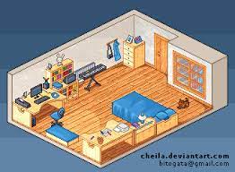My Room In Pixels By Cheila On Deviantart Pixel Art Tutorial Pixel Art Design Pixel Art Experiment with retro designs in this free online drawing game.