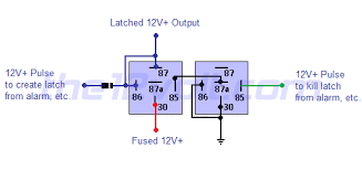 The components and wiring diagrams produce a useful 12v actuator timer. Latched On Off Output Using Two Momentary Positive Pulses Positive Output 2 Relays 1 Diode Relay