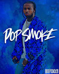 Fresh greenery wallpaper peel and stick. Pop Smoke Supr3m3z Edit Smoke Wallpaper Blue Aesthetic Pastel Picture Collage Wall