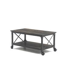 This versatile side table is also great for use as a night stand. Steel River Industrial Coffee Table Carbon Oak 423914 Sauder Sauder Woodworking