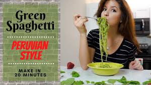 Check spelling or type a new query. Delicious Healthy Peruvian Style Green Spaghetti Youtube