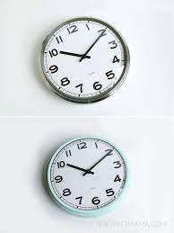 ikea hack een nieuwe klok in een retro jasje roomed ikea hack klok ikea hacks