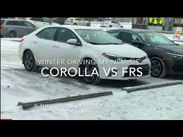 How does it do in snow? Corolla Winter Driving Road Test And Review My Nemisis Youtube