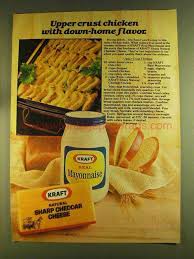 1980 Kraft Mayonnaise And Sharp Cheddar Cheese Ad Vintage Recipes 70s Food Kraft Recipes