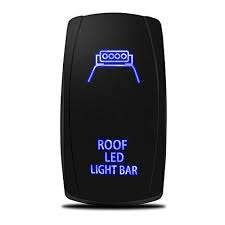 Problem is no matter how i seem to wire it i can't get the light to come and the unit to power on. Mictuning Ls083001 Hf Laser Roof Led Light Bar On Off Rocker Switch With Jumper Wire 5 Pin 20 Amp 12v Led Lights Blue Buy Online In Bahamas At Bahamas Desertcart Com Productid 19303773