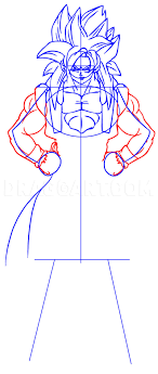 399x500 dragon ball z images artworx88 my gogeta drawing! How To Draw Gogeta Super Saiyan 4 Step By Step Drawing Guide By Dawn Dragoart Com