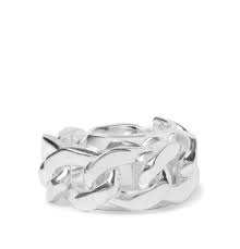 Shop authentic maison margiela jewelry at up to 90% off. Maison Margiela Silver Chain Ring Men Silver Maison Margiela