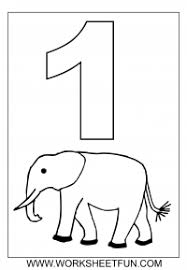 Free numbers coloring page to print and color, for kids : Number Coloring Pages 1 10 Worksheets Free Printable Worksheets Worksheetfun