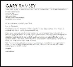 It is your first chance to communicate directly to the employer. Cover Letter Template Teacher Assistant Assistant Cover Coverlettert Resume Cover Letter Examples Teaching Assistant Cover Letter Cover Letter For Resume
